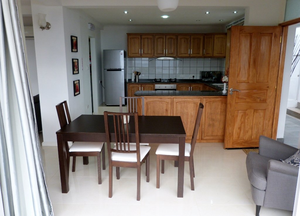 Kitchen and dining area